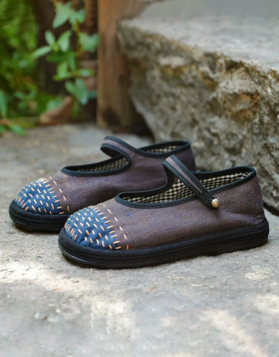 Handmade Embroidery Wide Toe Box Shoes, Soft Vegan Shoes Obiono July Shoes Collection 2026 81.8