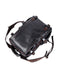 Handmade Genuine Leather Large Capacity Backpack for Men in Black