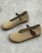 Handmade Hollow Round Toe Soft Sole Retro Flat Shoes for Women June Shoes Collection 2026 85.00