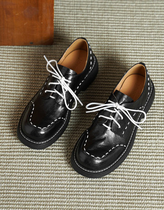 Handmade Knit Soft Sole Round Toe Lace Up Shoes, Obiono Aug Shoes collection 2026 95.92