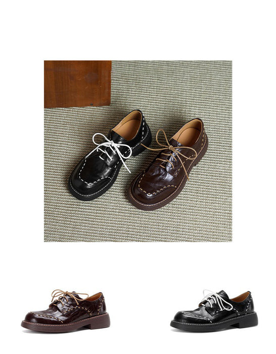 Handmade Knit Soft Sole Round Toe Lace Up Shoes, Obiono Aug Shoes collection 2026 95.92
