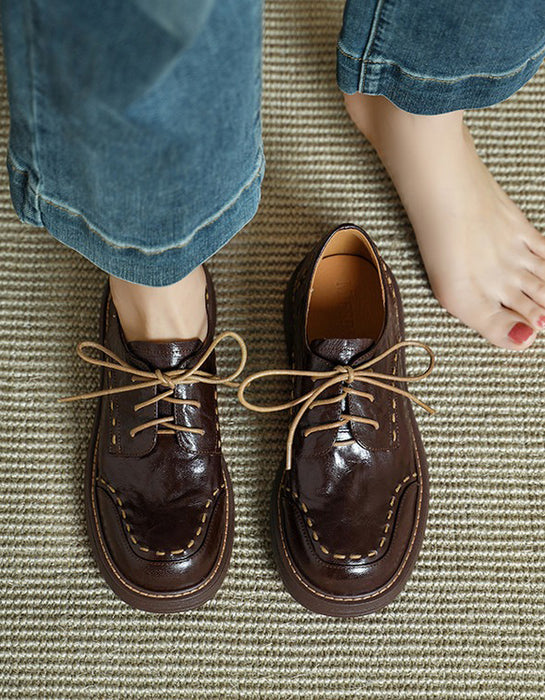 Handmade Knit Soft Sole Round Toe Lace Up Shoes, Obiono Aug Shoes collection 2026 95.92
