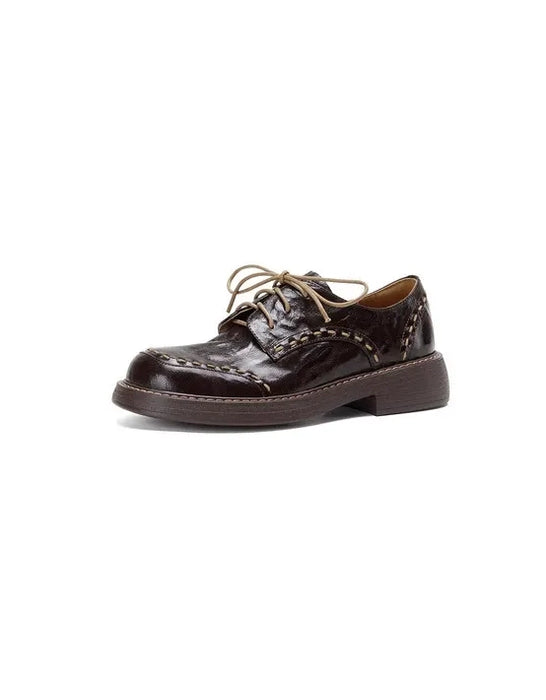 Handmade Knit Soft Sole Round Toe Lace Up Shoes, Obiono Aug Shoes collection 2026 95.92