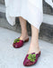 Handmade Leather Flower Comfortable Retro Slippers May Shoes Collection 2023 79.90