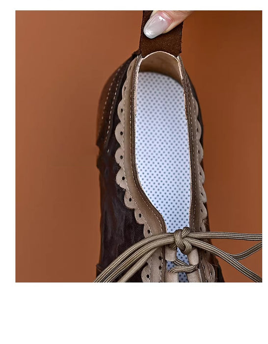 Handmade Leather Match Brogue Style Oxford Shoes Jan Shoes Collection 2026 96.00