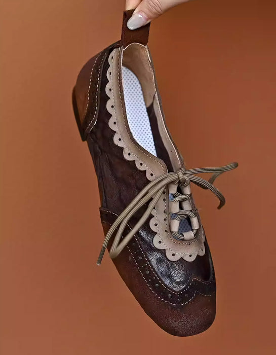 Handmade Leather Match Brogue Style Oxford Shoes Jan Shoes Collection 2026 96.00