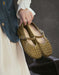 Handmade Leather Woven Ankle Strap Flat Pumps Mary Janes Shoes Obiono July Shoes Collection 2026 88.00