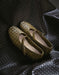 Handmade Leather Woven Ankle Strap Flat Pumps Mary Janes Shoes Obiono July Shoes Collection 2026 88.00