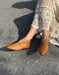 Handmade Leather Woven Pointed Toe Ankle Boots Obiono June Shoes Collection 2026 98.00