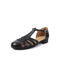 Handmade Leather Woven T-strap Close Toe Sandals May Shoes Collection 2026 96.00