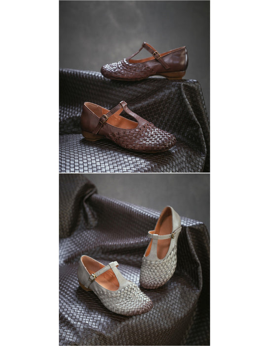 Leather Flower Front Open Toe Wedge Slippers March shoes collection 2026 95.00