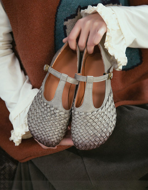 Leather Flower Front Open Toe Wedge Slippers March shoes collection 2026 95.00