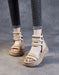 Handmade Retro Ankle Straps Platform Sandals May Shoes Collection 2023 83.50