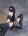 Handmade Retro Ankle Straps Platform Sandals May Shoes Collection 2023 83.50