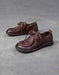 Handmade Retro Leather Stitch Soft Leather Flat Shoes Obiono Jan Shoe Collection 2026 88.00
