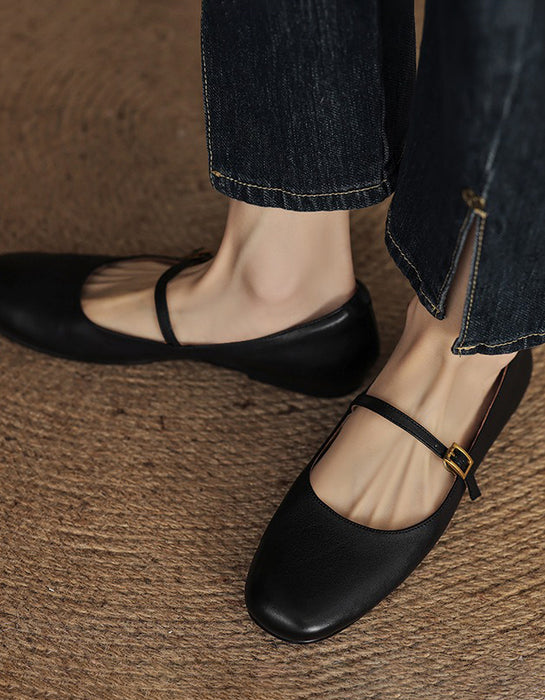 Handmade Single Strap Flat Pumps Mary Janes May Shoes Collection 2026 95.00