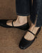 Handmade Single Strap Flat Pumps Mary Janes May Shoes Collection 2026 95.00