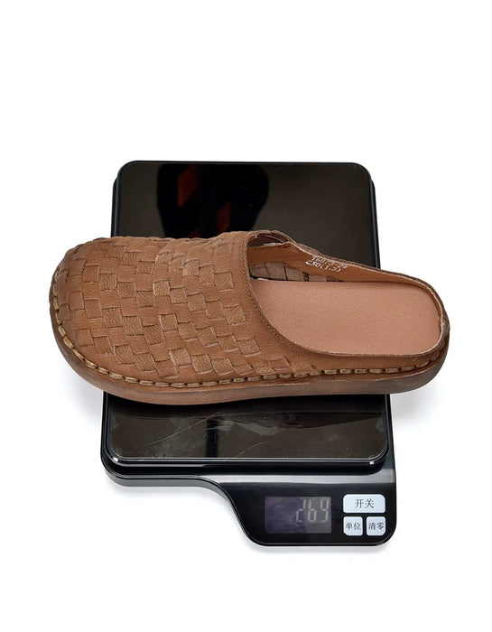 Handmade Soft Sole Leather Comfortable Mules Slippers March Shoes Collection 2026 85.00