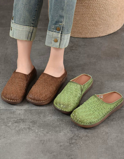 Handmade Soft Sole Leather Comfortable Mules Slippers March Shoes Collection 2026 85.00