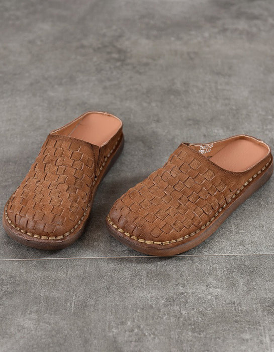 Handmade Soft Sole Leather Comfortable Mules Slippers March Shoes Collection 2026 85.00