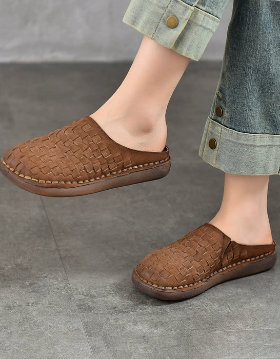 Handmade Soft Sole Leather Comfortable Mules Slippers March Shoes Collection 2026 85.00