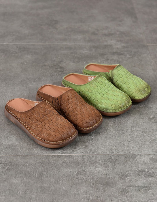 Handmade Soft Sole Leather Comfortable Mules Slippers March Shoes Collection 2026 85.00