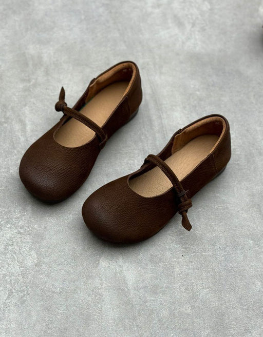 Women's Handmade Soft Sole Single Strap Retro Flat Shoes, Obiono Sep Shoes Collection 2026, 79.99
