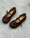 Women's Handmade Soft Sole Single Strap Retro Flat Shoes, Obiono Sep Shoes Collection 2026, 79.99