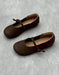 Women's Handmade Soft Sole Single Strap Retro Flat Shoes, Obiono Sep Shoes Collection 2026, 79.99