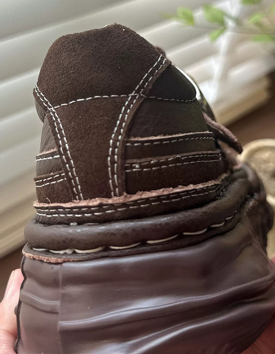 Handmade Soft Soles Single Strap Chunky Wide Toe Box Platform Shoes, Sep Shoes Collection 2026, 80.77