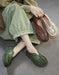 Handmade Soft Soles Summer Hollow Wide Toe Box Flats May Shoes Collection 2026 85.00