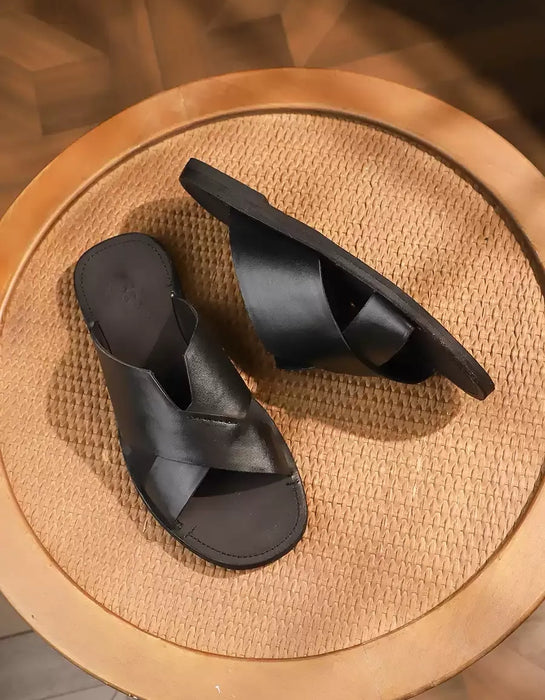 Handmade Summer Cross Strap Sandals Slipper for Men(size38-size45) June Shoes Collection 2026 188.00
