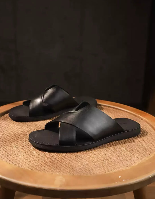 Handmade Summer Cross Strap Sandals Slipper for Men(size38-size45) June Shoes Collection 2026 188.00