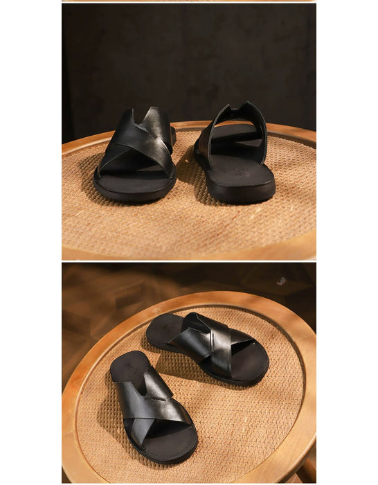 Handmade Summer Cross Strap Sandals Slipper for Men(size38-size45) June Shoes Collection 2026 188.00