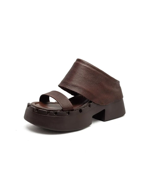 Handmade Summer Open Toe Platform Sandals Slippers Obiono June Shoes Collection 2026 95.00