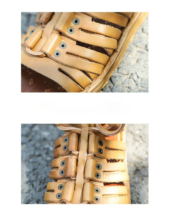 Handmade Summer Vintage Gladiator Sandals for Men (size 38-size 45) June Shoes Collection 2026 189.9