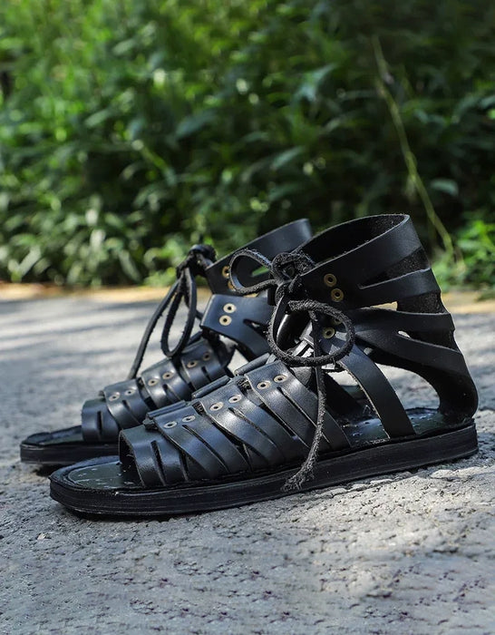 Handmade Summer Vintage Gladiator Sandals for Men (size 38-size 45) June Shoes Collection 2026 189.9