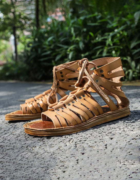Handmade Summer Vintage Gladiator Sandals for Men (size 38-size 45) June Shoes Collection 2026 189.9