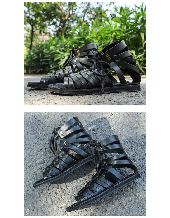 Handmade Summer Vintage Gladiator Sandals for Men (size 38-size 45) June Shoes Collection 2026 189.9