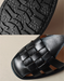 Handmade Vintage Leather Woven T-strap Sandals Slingback May Shoes Collection 2026 105.00