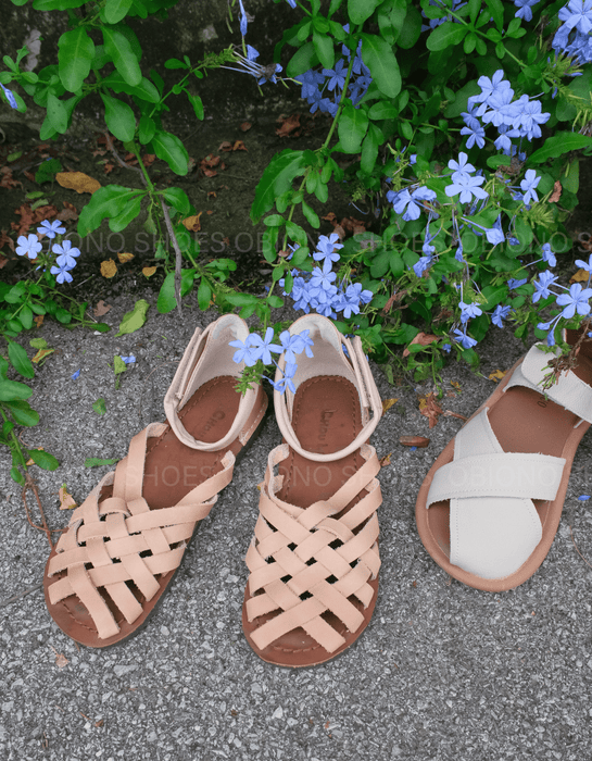 Handmade Vintage Leather Woven Retro Flat Sandals