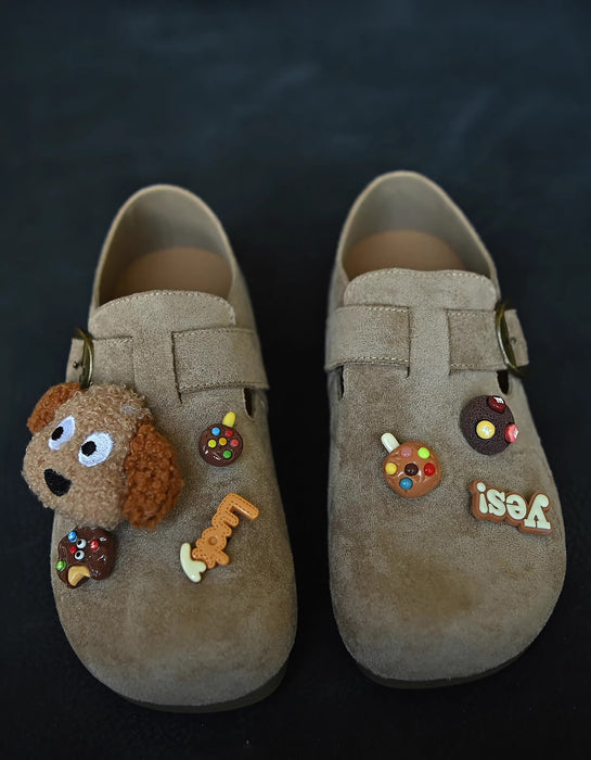 Heightening Insoles Comfortable Wide Toe Clogs