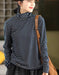 High Neck Long Sleeve Striped Base Layer Top for Women Feb New In 2026 41.00