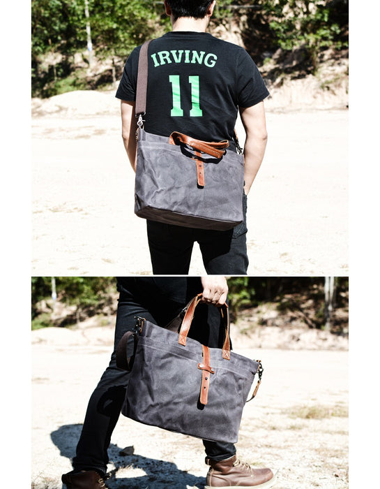 Large Capacity Waterproof Shoulder Crossbody Bag Gray 2026 80.00 