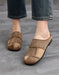 Leather Match Round Toe Comfortable Suede Clogs Slippers April Shoes Collection 2026 82.00