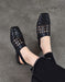 Leather Woven Hollow Close Toe Flat Sandals Slingback April Shoes Collection 2026 79.90 