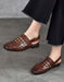 Leather Woven Hollow Close Toe Flat Sandals Slingback April Shoes Collection 2026 79.90 