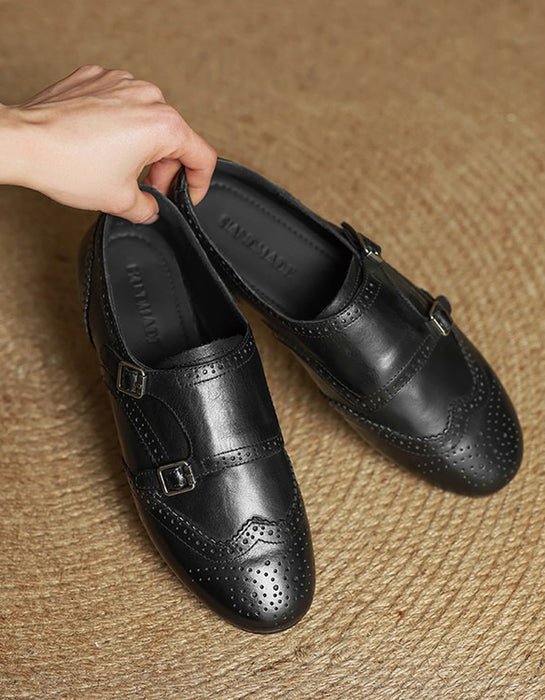 Monk Strap Embossed Vintage Flat Oxford Shoes March Shoe Collection 2026 106.00