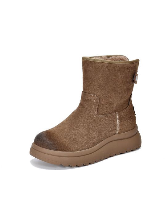 Botines de piel retro hechos a mano para mujer | Zapatos de regalo