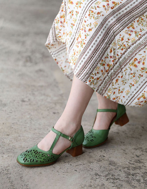 Women's Ankle-strap Vintage Chunky Shoes July Shoes Collection 2021 84.50